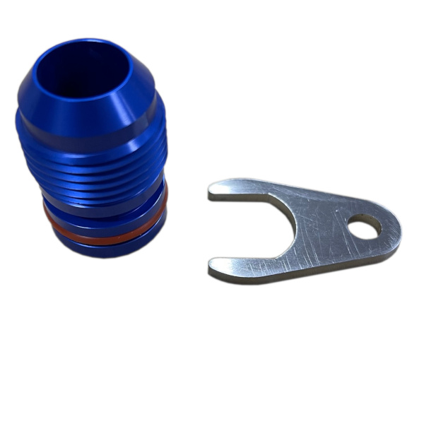 [RDUCFAN12B] Replacement Drive Unit Coolant Fitting 19mm AN12 Blue