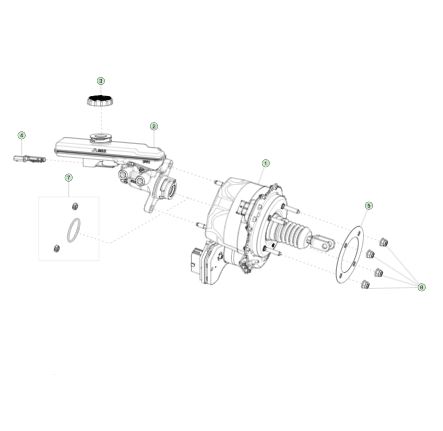 [1044672-00-D] Tesla iBooster Brake Booster And Master Cyl Assy