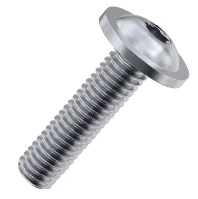 [FXM3FTB30SS] M3 x 30mm T10 Torx Flanged Button Screws (ISO 7380-2) - Thread Locking Stainless Steel (A2)